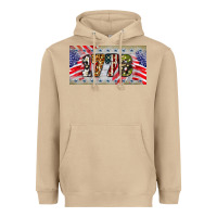 Mushroom 1776 4th of july license plate Heavyweight Hoodie - BarkalooDesign