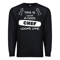 Black chef t  shirtthis is what a cool chef looks like t  shirt Premium Sweatshirt - trangStudio