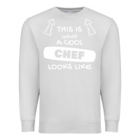 Dove Grey chef t  shirtthis is what a cool chef looks like t  shirt Premium Sweatshirt - trangStudio