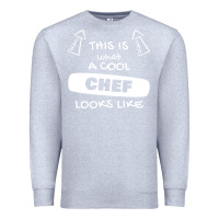 Heather Grey chef t  shirtthis is what a cool chef looks like t  shirt Premium Sweatshirt - trangStudio