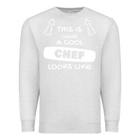 Oatmeal Heather chef t  shirtthis is what a cool chef looks like t  shirt Premium Sweatshirt - trangStudio