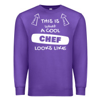 Purple chef t  shirtthis is what a cool chef looks like t  shirt Premium Sweatshirt - trangStudio