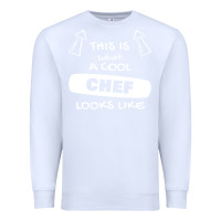White chef t  shirtthis is what a cool chef looks like t  shirt Premium Sweatshirt - trangStudio