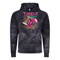 Cloud Black Tackle Cancer Vintage Hoodie - HowdyJamesFarm