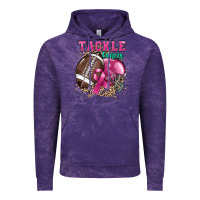Cloud Purple Tackle Cancer Vintage Hoodie - HowdyJamesFarm