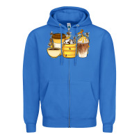 True Royal Bee Honey Coffee Cups Zipper Hoodie - Artiststas