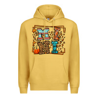 Antique Gold Fall Autumn Leopard Mini Premium Hoodie - LillyAllenDesigns