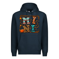 Navy Fall Autumn Leopard Mini Premium Hoodie - LillyAllenDesigns