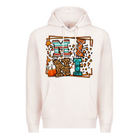 Pale Pink Fall Autumn Leopard Mini Premium Hoodie - LillyAllenDesigns