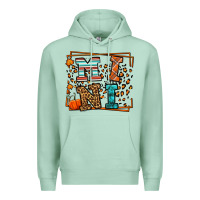 Seafoam Fall Autumn Leopard Mini Premium Hoodie - LillyAllenDesigns