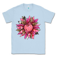Dusty Blue breast cancer sunflower Classic Tee - texasbilliewilder
