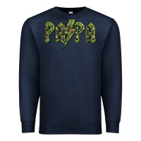 Navy papa  lightning camouflage Premium Sweatshirt - BarkalooDesign