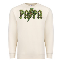 Sandshell papa  lightning camouflage Premium Sweatshirt - BarkalooDesign