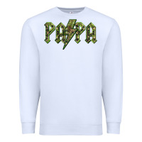 White papa  lightning camouflage Premium Sweatshirt - BarkalooDesign