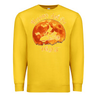 Lemon Halloween Witch On Motorcycle Cat & Moon Salem Witch Trials Premium Premium Sweatshirt - trangStudio