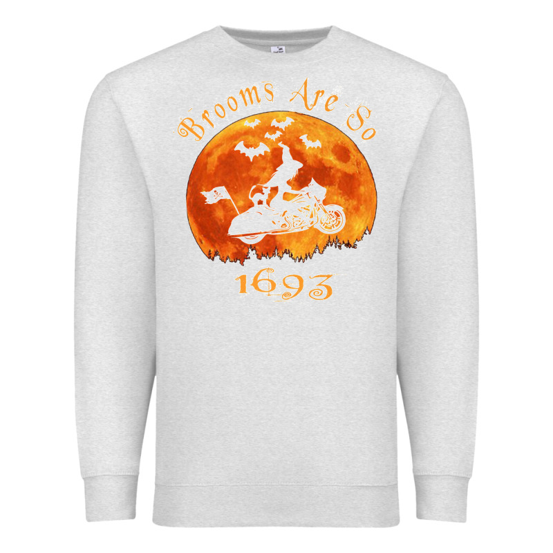 Halloween Witch On Motorcycle Cat & Moon Salem Witch Trials Premium Premium Sweatshirt by trangStudio | Teevron