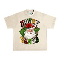 Sandshell howdy santa western cactus christmas Urban Heavy Tee - CowGirlArtShop