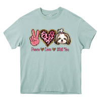 Arona Peace Love Shih Tzu Heavy Core Tee - Bettercallsaul