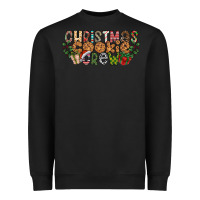 Black christmas cookie crew Heavyweight Sweatshirt - CowhideDigitalArt