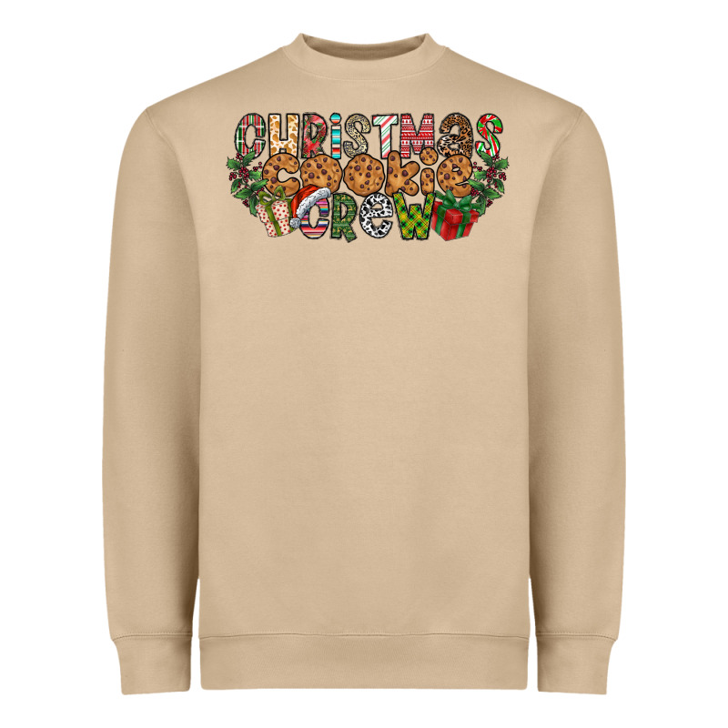 Christmas Cookie Crew Heavyweight Sweatshirt by CowhideDigitalArt | Teevron