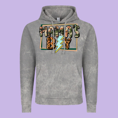 Mama's Boy Mother's Day Vintage Hoodie Designed By Cowgirlartshop