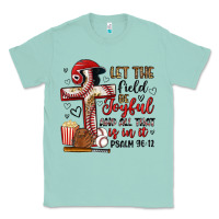 Seafoam let the field be joyful and all that is in it Classic Tee - Artiststas
