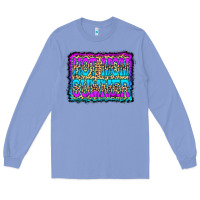 Colony Blue Hot Mom Summer Leopard Long Sleeve Tee - CowCowDesign
