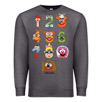 Charcoal Heather muppet babies Premium Sweatshirt - trangStudio