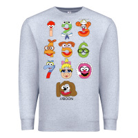Heather Grey muppet babies Premium Sweatshirt - trangStudio