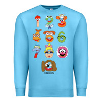 Ocean Blue muppet babies Premium Sweatshirt - trangStudio