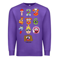 Purple muppet babies Premium Sweatshirt - trangStudio
