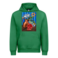 Emerald hanukkah table with oil pitcher Urban Hoodie - AdoDesignShop