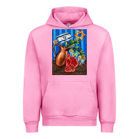 Fuchsia Pink hanukkah table with oil pitcher Urban Hoodie - AdoDesignShop