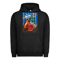 Pigment Black hanukkah table with oil pitcher Urban Hoodie - AdoDesignShop