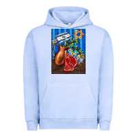 Pigment Grape Ice hanukkah table with oil pitcher Urban Hoodie - AdoDesignShop