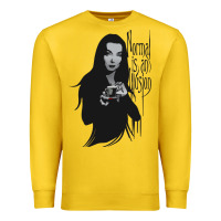 Lemon Normal Is An Illusion - Morticia Addams Premium Sweatshirt - trangStudio