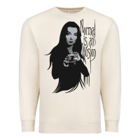 Sandshell Normal Is An Illusion - Morticia Addams Premium Sweatshirt - trangStudio