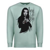 Seafoam Normal Is An Illusion - Morticia Addams Premium Sweatshirt - trangStudio