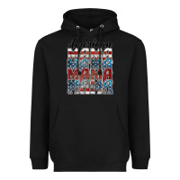 Black american mama Heavyweight Hoodie - BarkalooDesign
