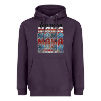 Plum american mama Heavyweight Hoodie - BarkalooDesign