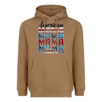 Toasted Coconut american mama Heavyweight Hoodie - BarkalooDesign
