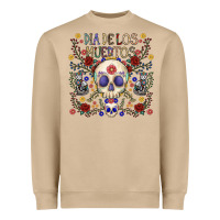 Mushroom dia de los muertos Heavyweight Sweatshirt - CowhideDigitalArt