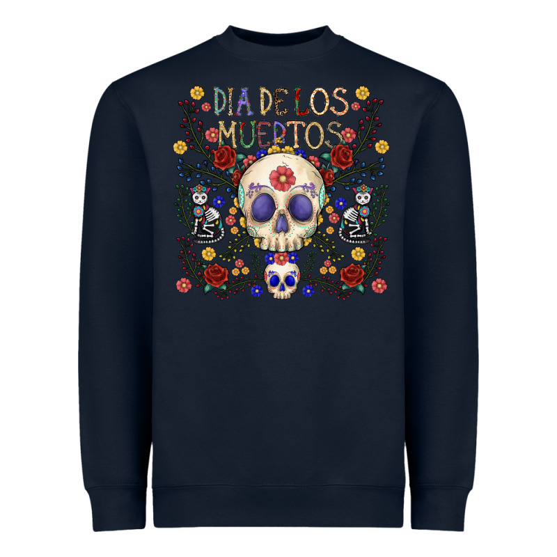 Dia De Los Muertos Heavyweight Sweatshirt by CowhideDigitalArt | Teevron