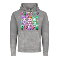 What's Up Peeps Easter Bunnies Easter Day Vintage Hoodie | Teevron