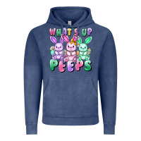 Vintage Denim What's up peeps Easter bunnies Easter Day Vintage Hoodie - CowGirlArtShop