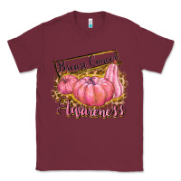 Burgundy breast cancer awareness Classic Tee - texasbilliewilder