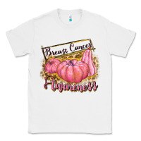White breast cancer awareness Classic Tee - texasbilliewilder