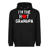 Black mens i love hot grandpa  i'm the hot grandpa Heavyweight Hoodie - trangStudio