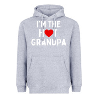 Heather Grey mens i love hot grandpa  i'm the hot grandpa Heavyweight Hoodie - trangStudio