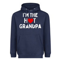 Navy mens i love hot grandpa  i'm the hot grandpa Heavyweight Hoodie - trangStudio